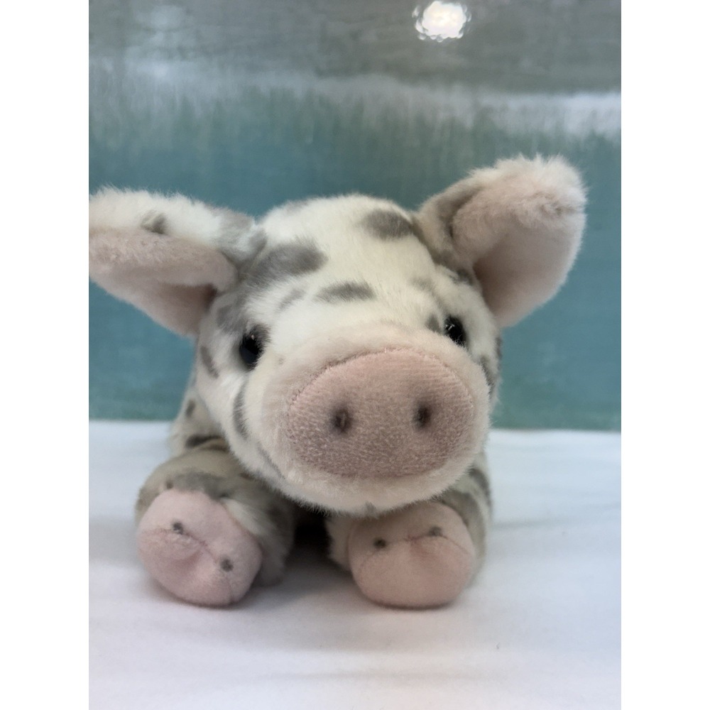 Miyoni by Aurora Spotted Pig Piglet Plush Farm Stuffed Animal Soft